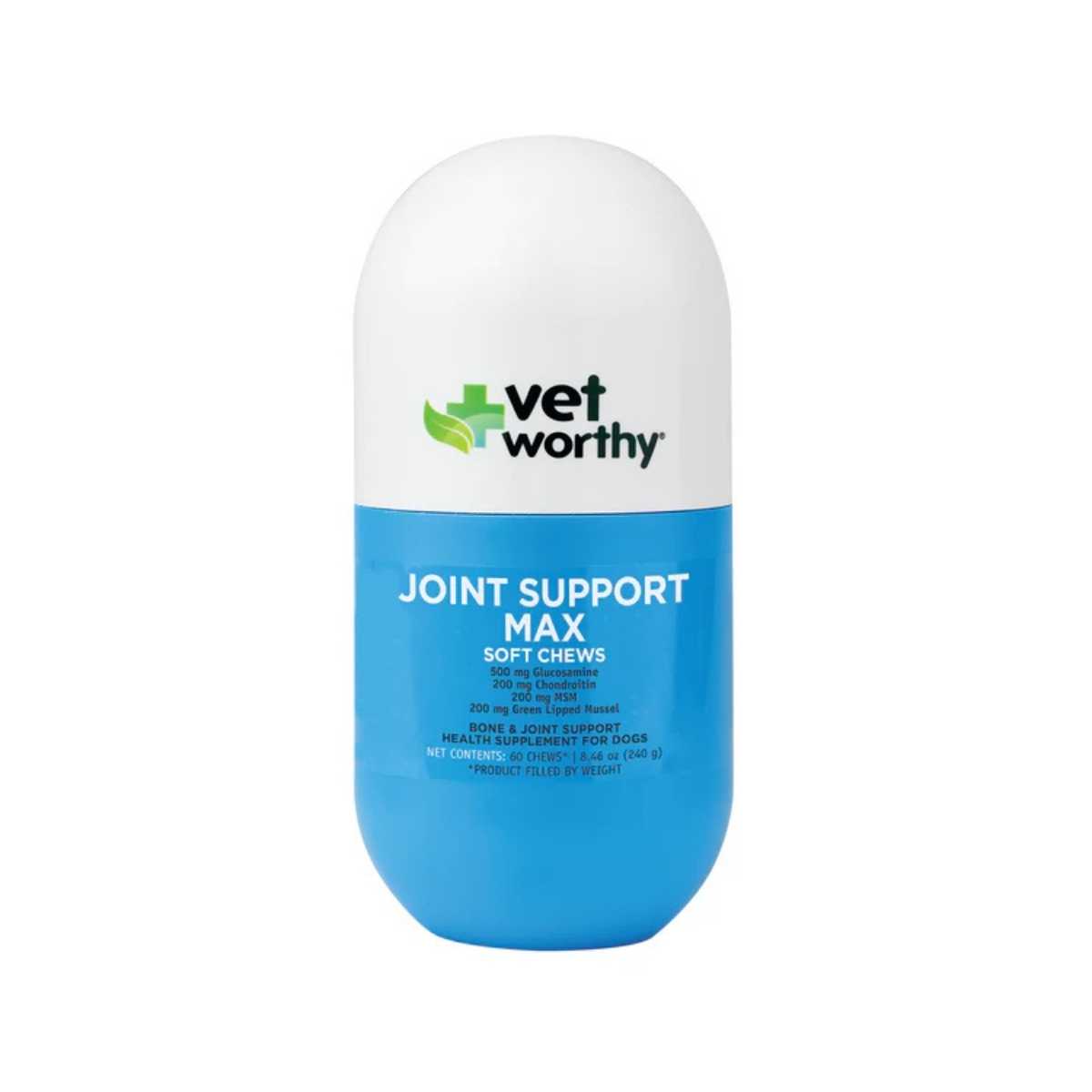 Vetworthy Canine Joint Support Max Soft Chew- 60ct