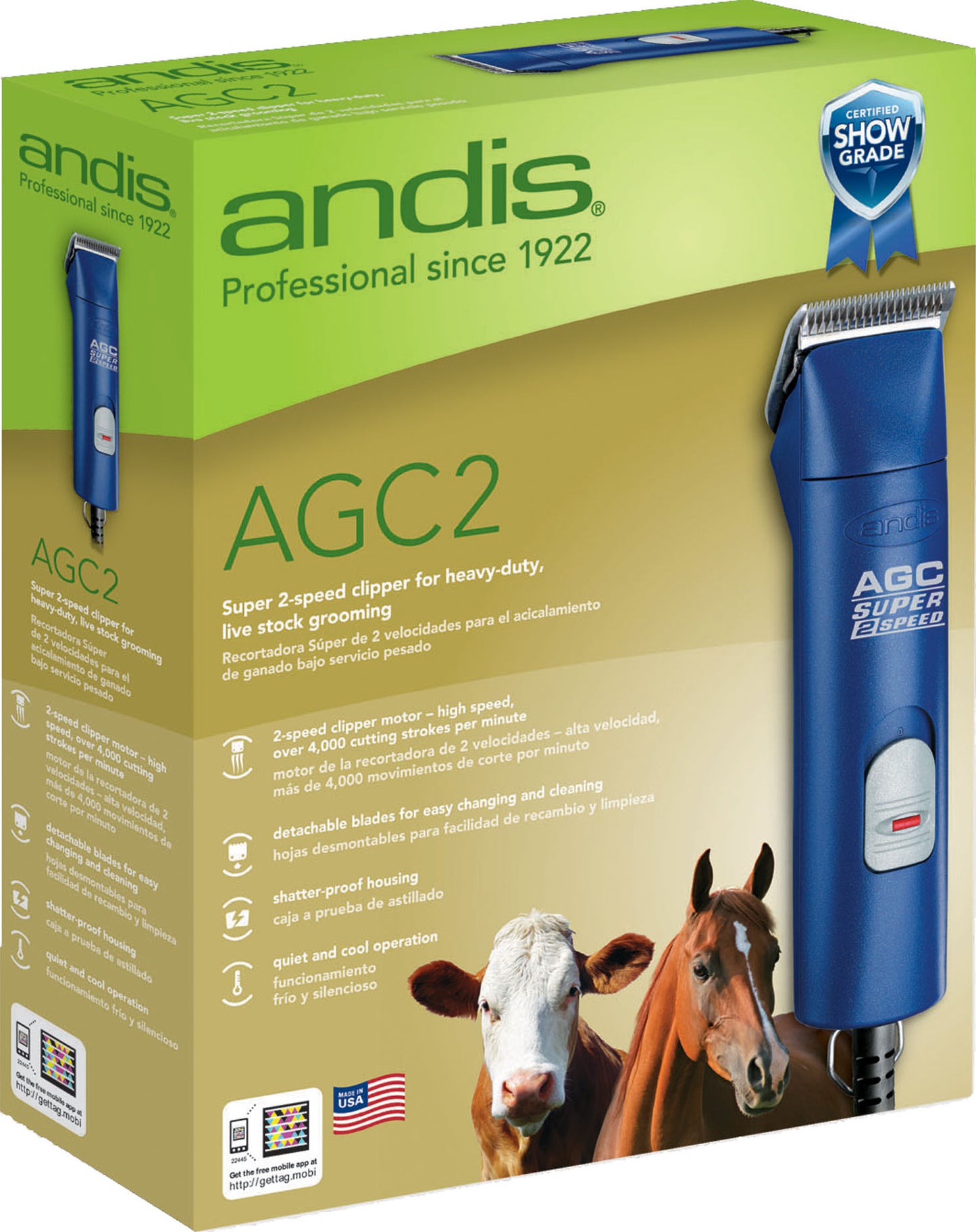 Andis Agc2 Super 2 Speed Horse Clipper