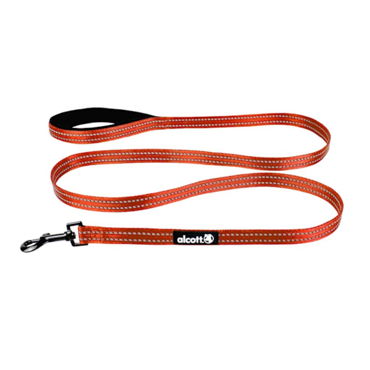 Alcott Adventure Nylon 6 ft Leashes Neon Orange-XLarge