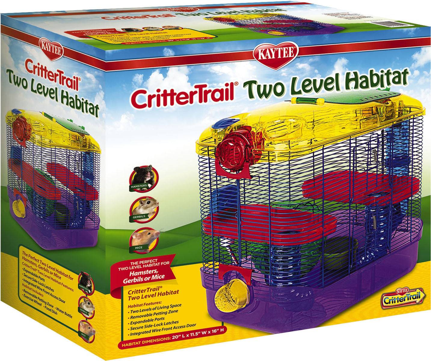 Crittertrail Kaytee Two Level Habitat