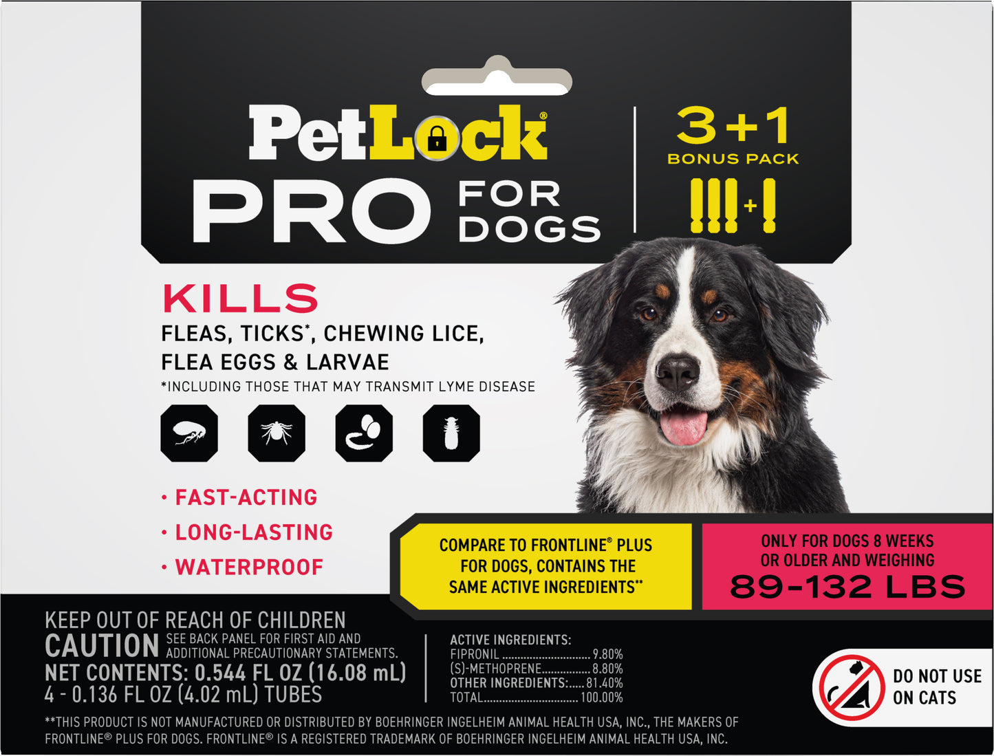 Petlock Pro Flea & Tick Control For Dogs