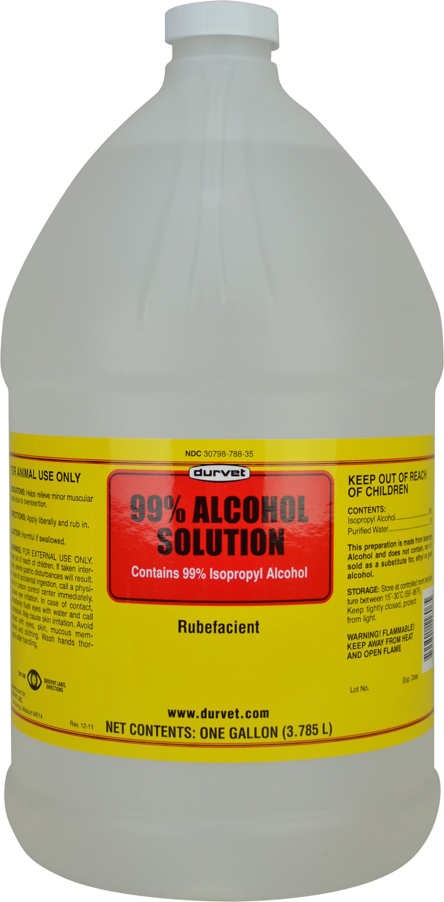 Durvet Isopropyl Alcohol 99% Solution (Pack Of 4)