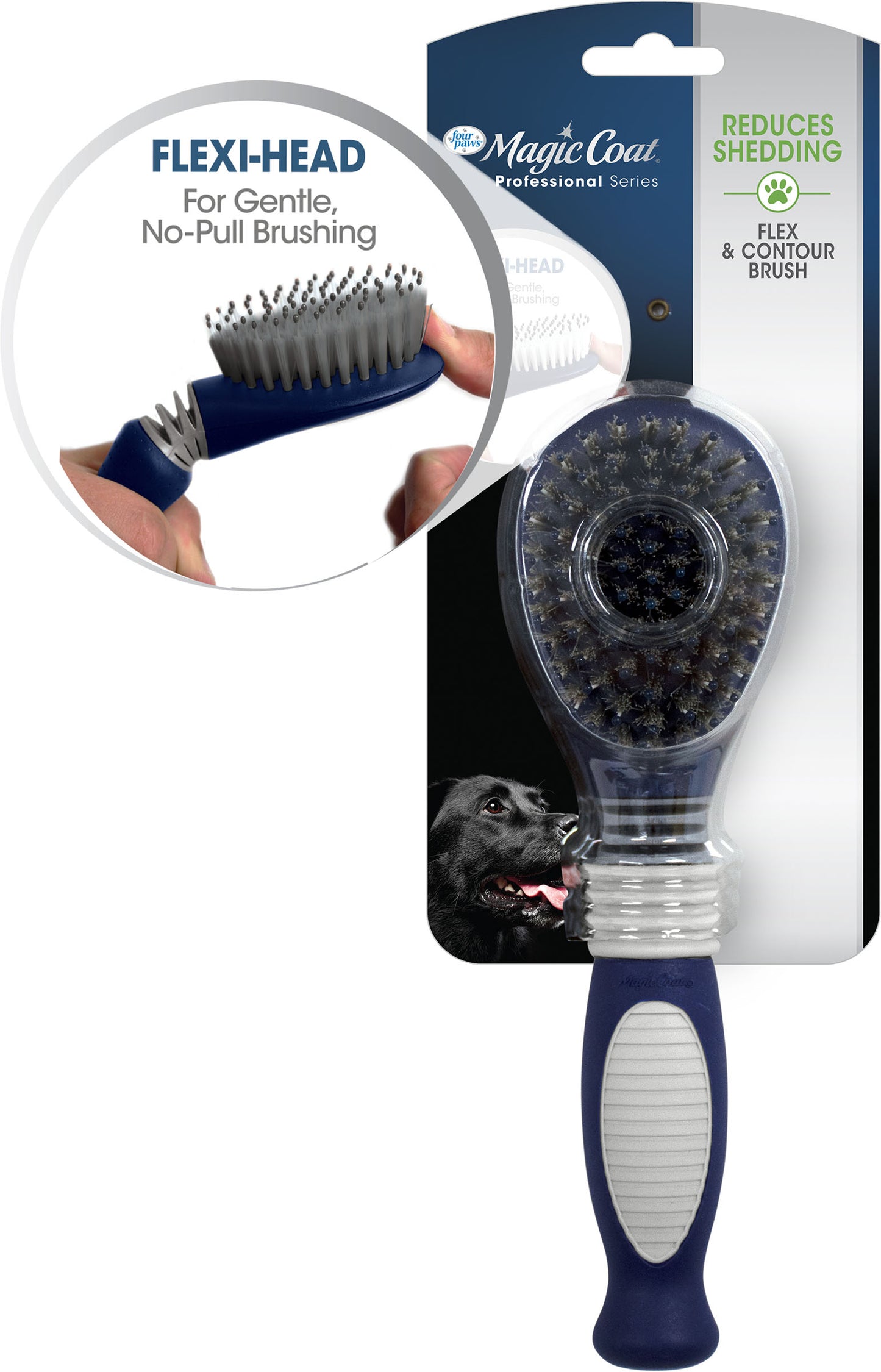 Magic Coat Prof Series Flexihead Bristle Brush