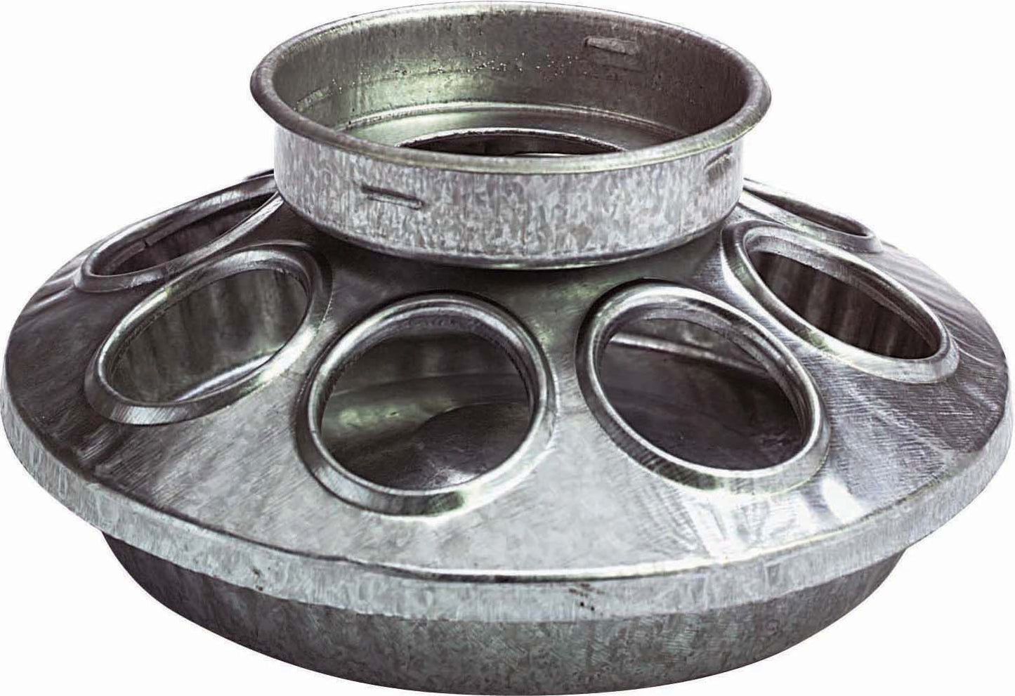 Little Giant Round Jar Poultry Feeder Base Galv