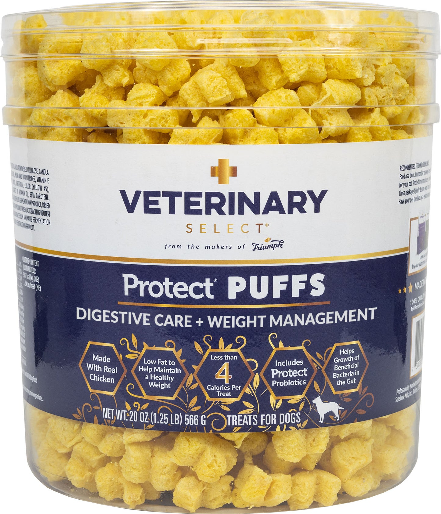 Veterinary Select Puffs Digest/Weight Dog Treats