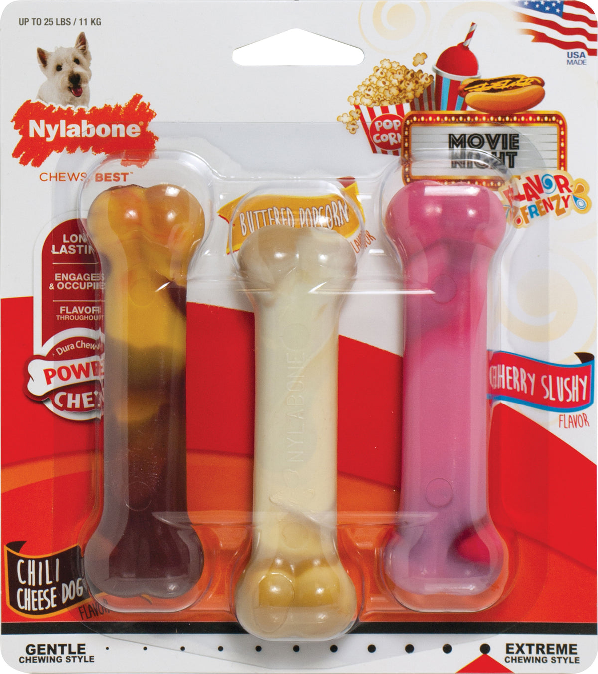 Nylabone Power Chew Flavor Frenzy Variety Pack