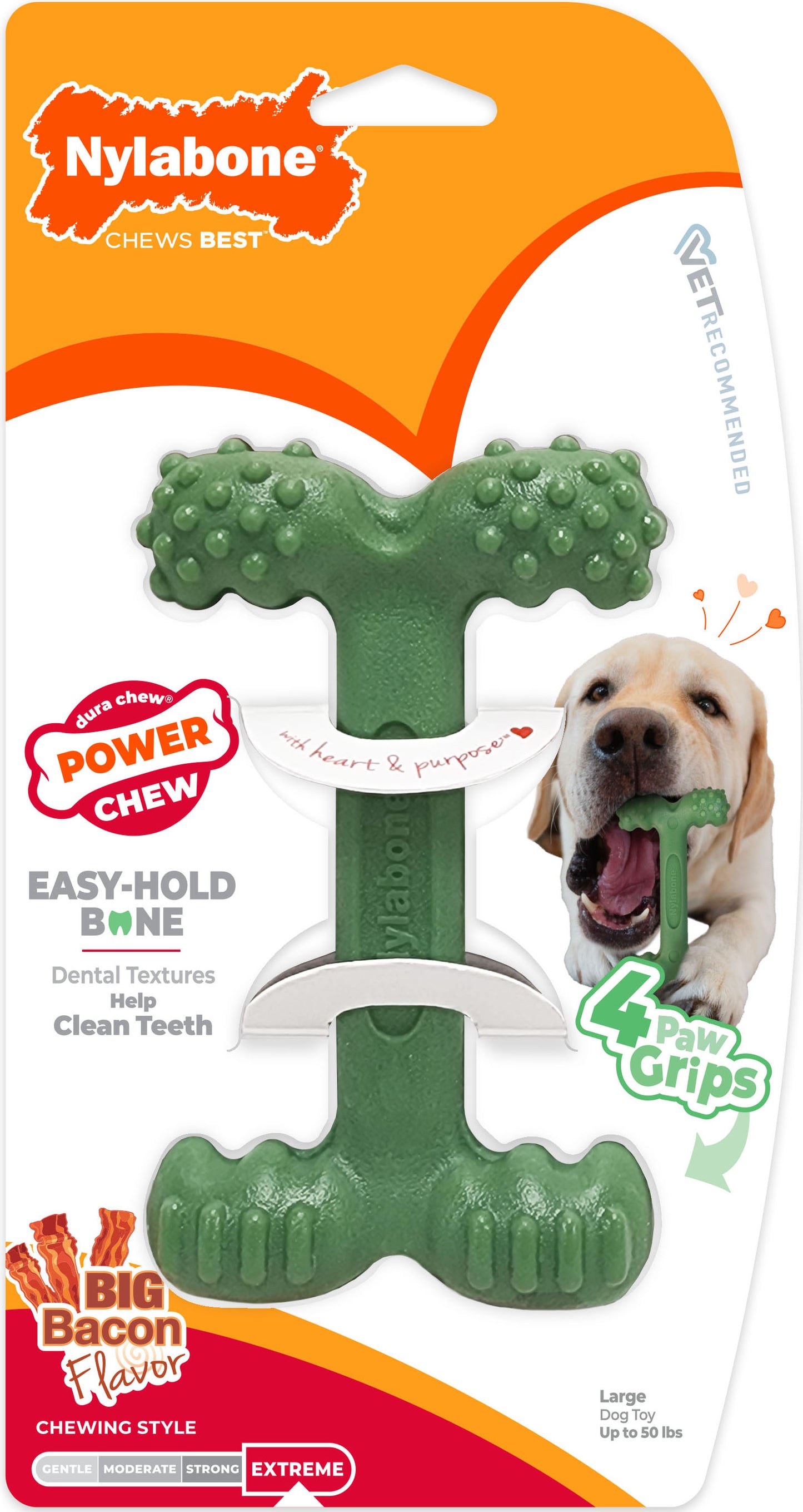 Nylabone Power Chew Easy-Hold 4 Paw Grips