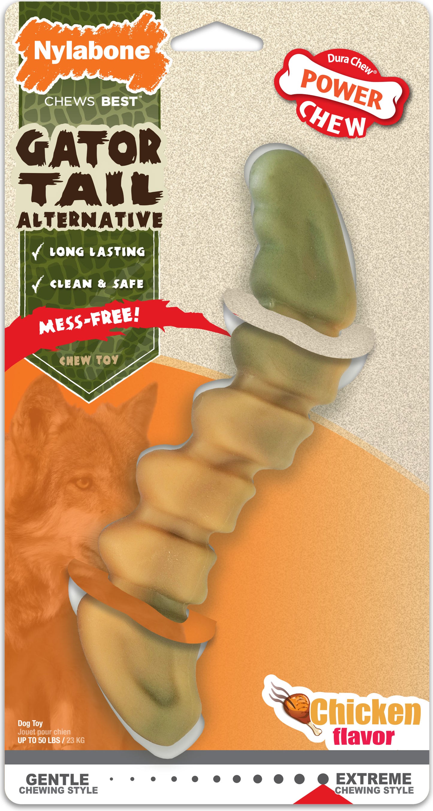 Nylabone Power Chew Gator Tail Alternative
