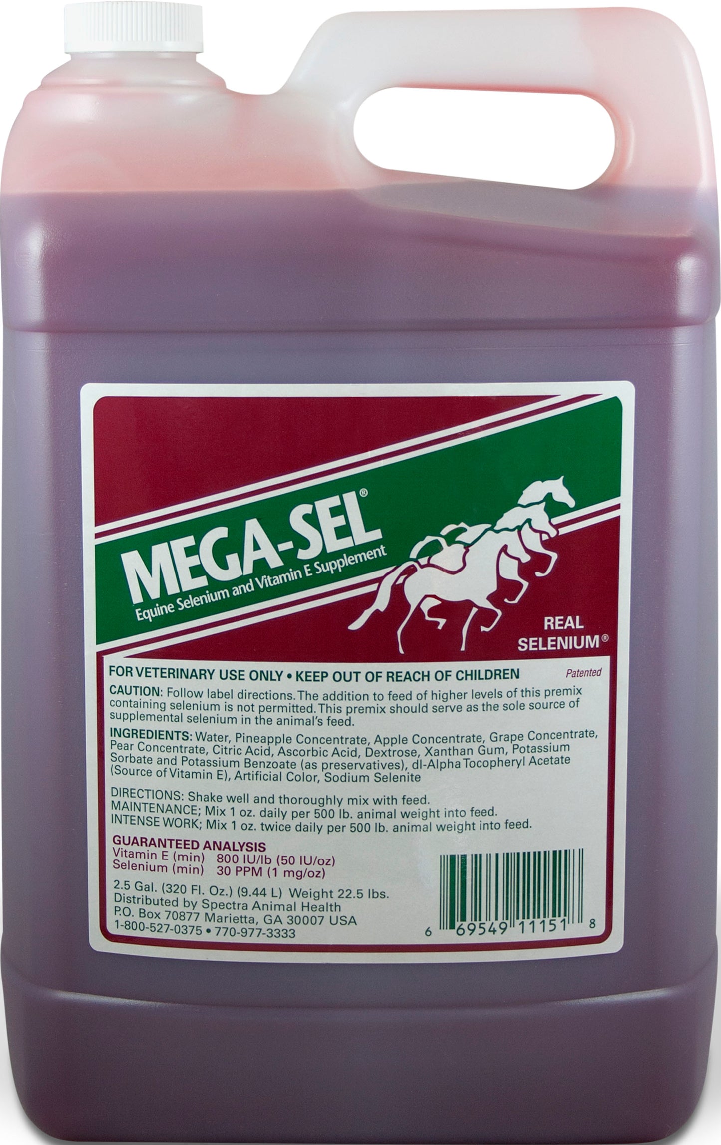 Mega-Sel Liquid Formula For Horses