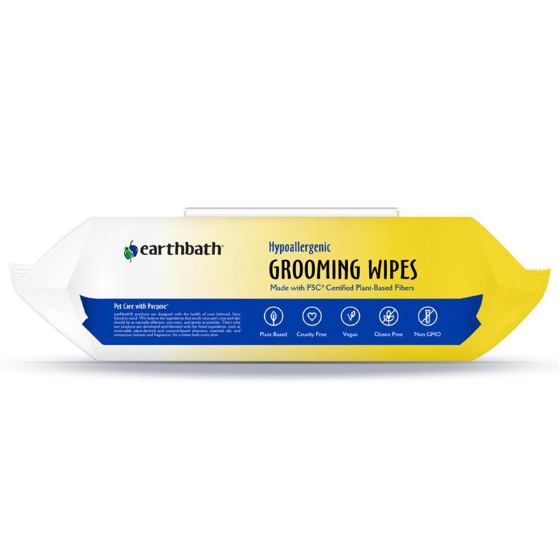 Grooming Wipes Hypo-Allergenic, Fragrance Free 100 ct