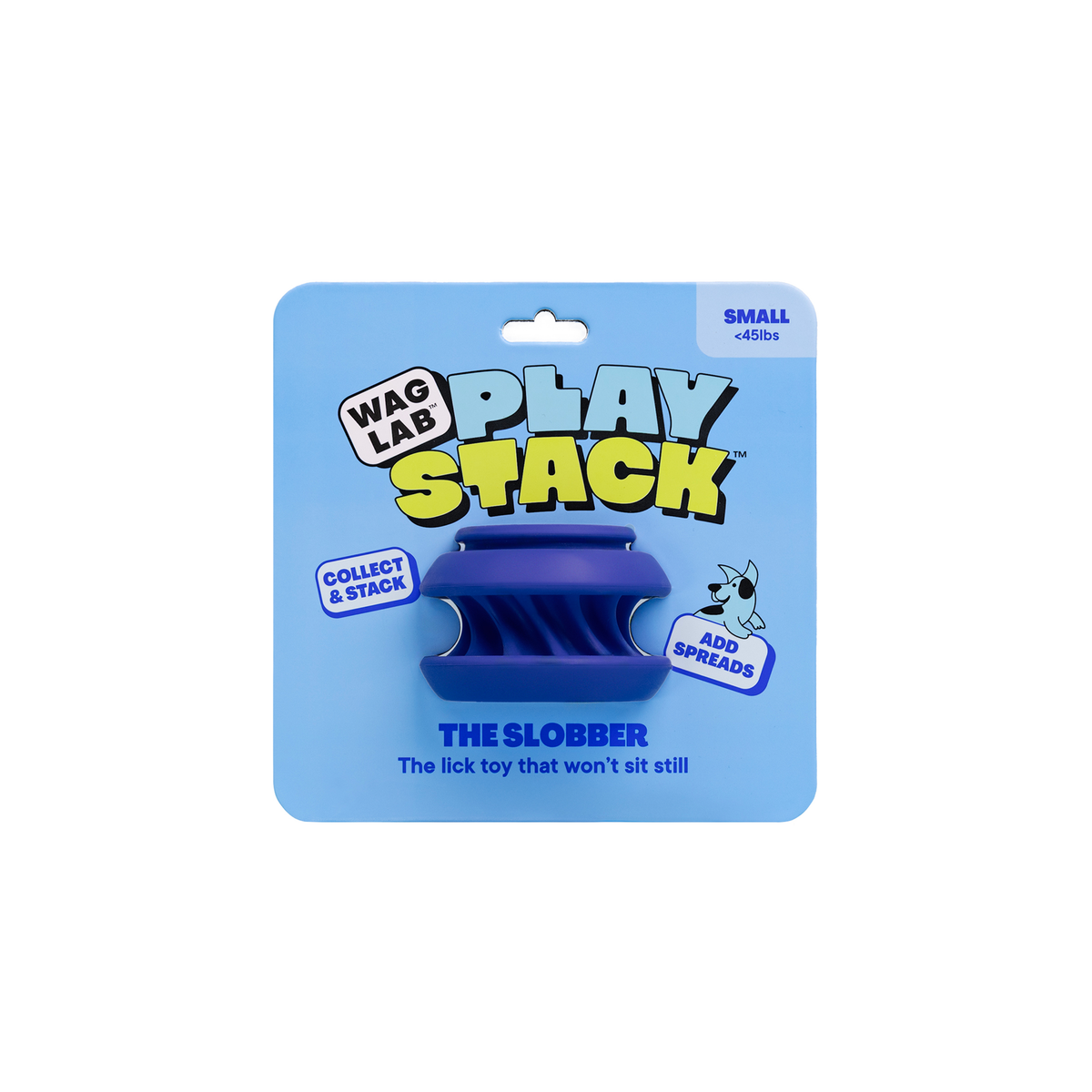 WAGLAB PlayStack The Slobber Modular Treat Dispensing Dog Toy, Small