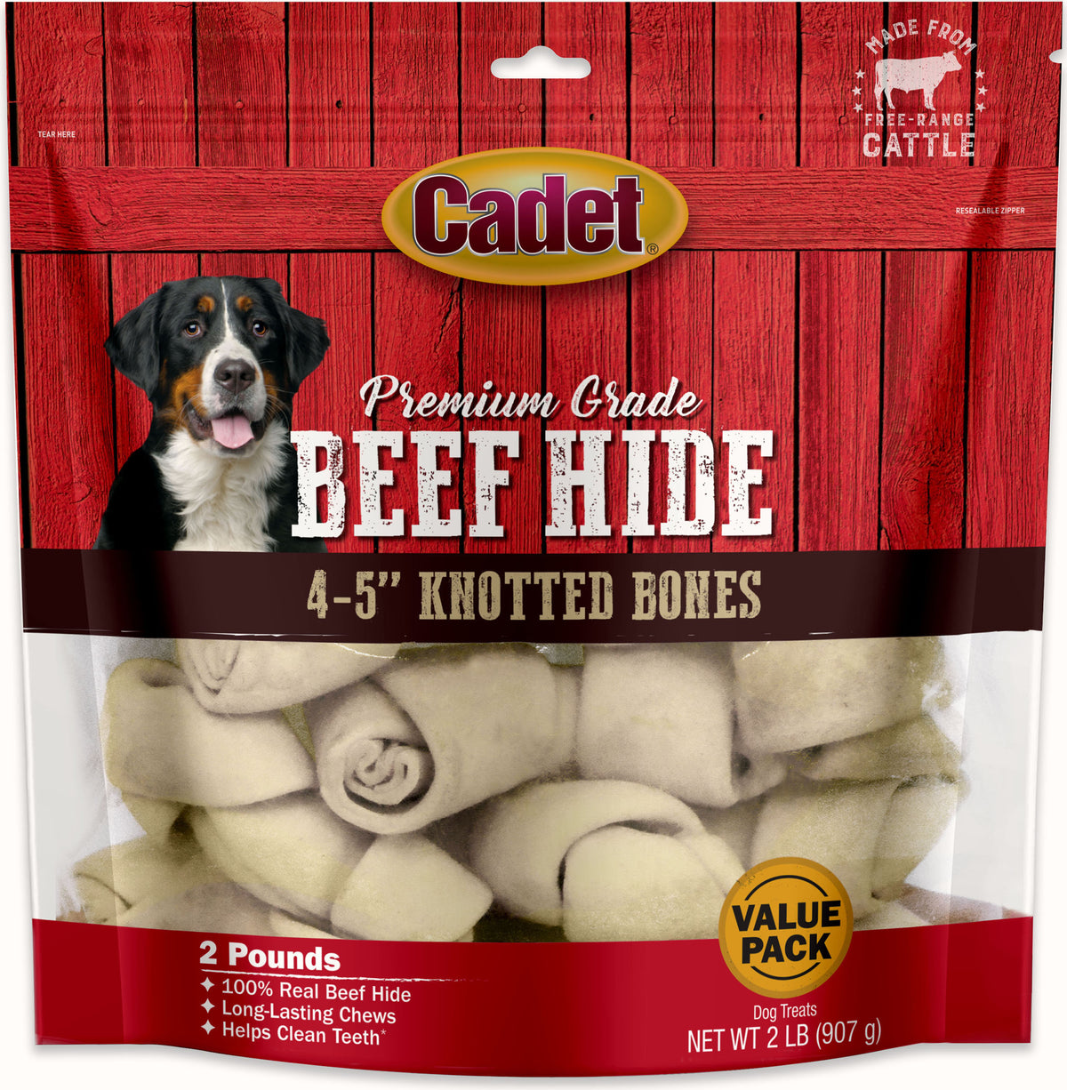 Cadet Premium Grade Knotted Rawhide Bones