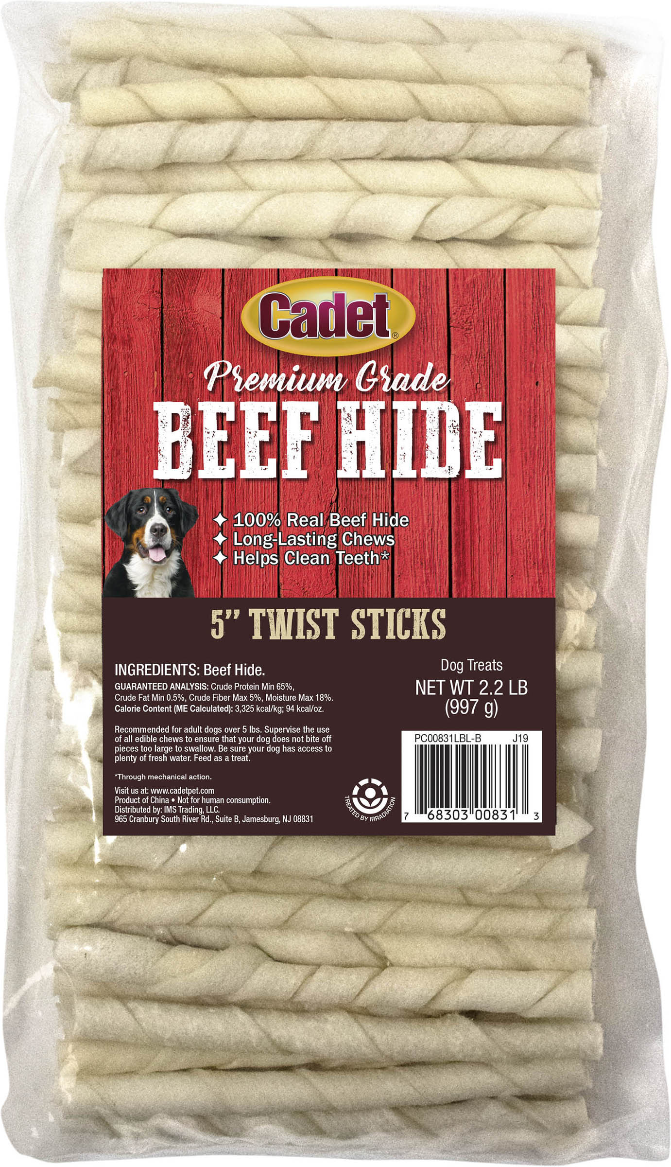 Cadet Gourmet Twisted Rawhide Sticks