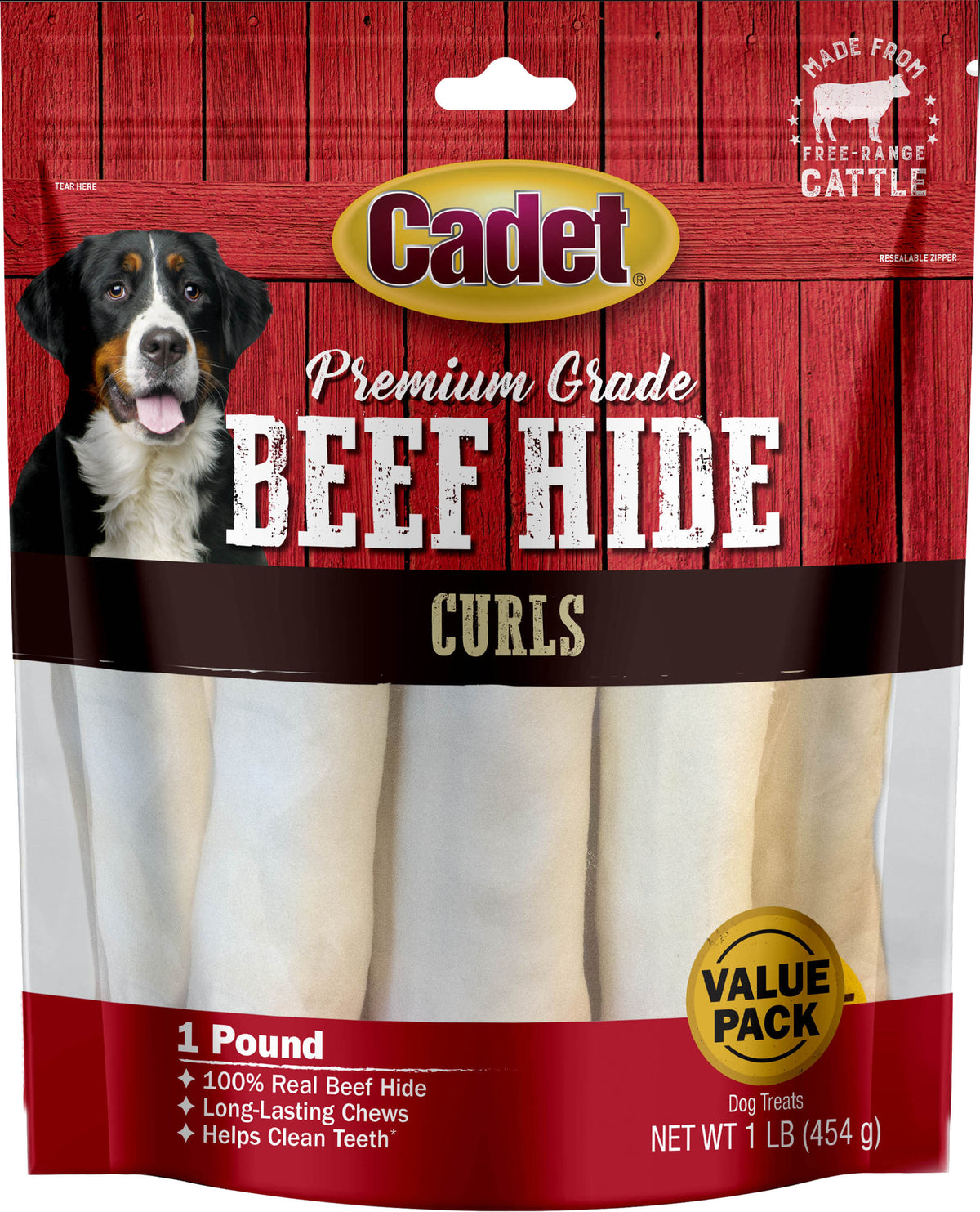 Cadet Premium Grade Beefhide Curls