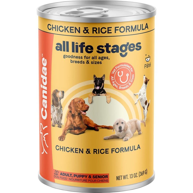 Canidae Life Stages Chicken And Rice Can Formula For Dogs, 13-Ounce