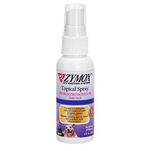 Pet King Brands Zymox Topical Spray W/ .5% Hydrocortisone 2oz Bottle