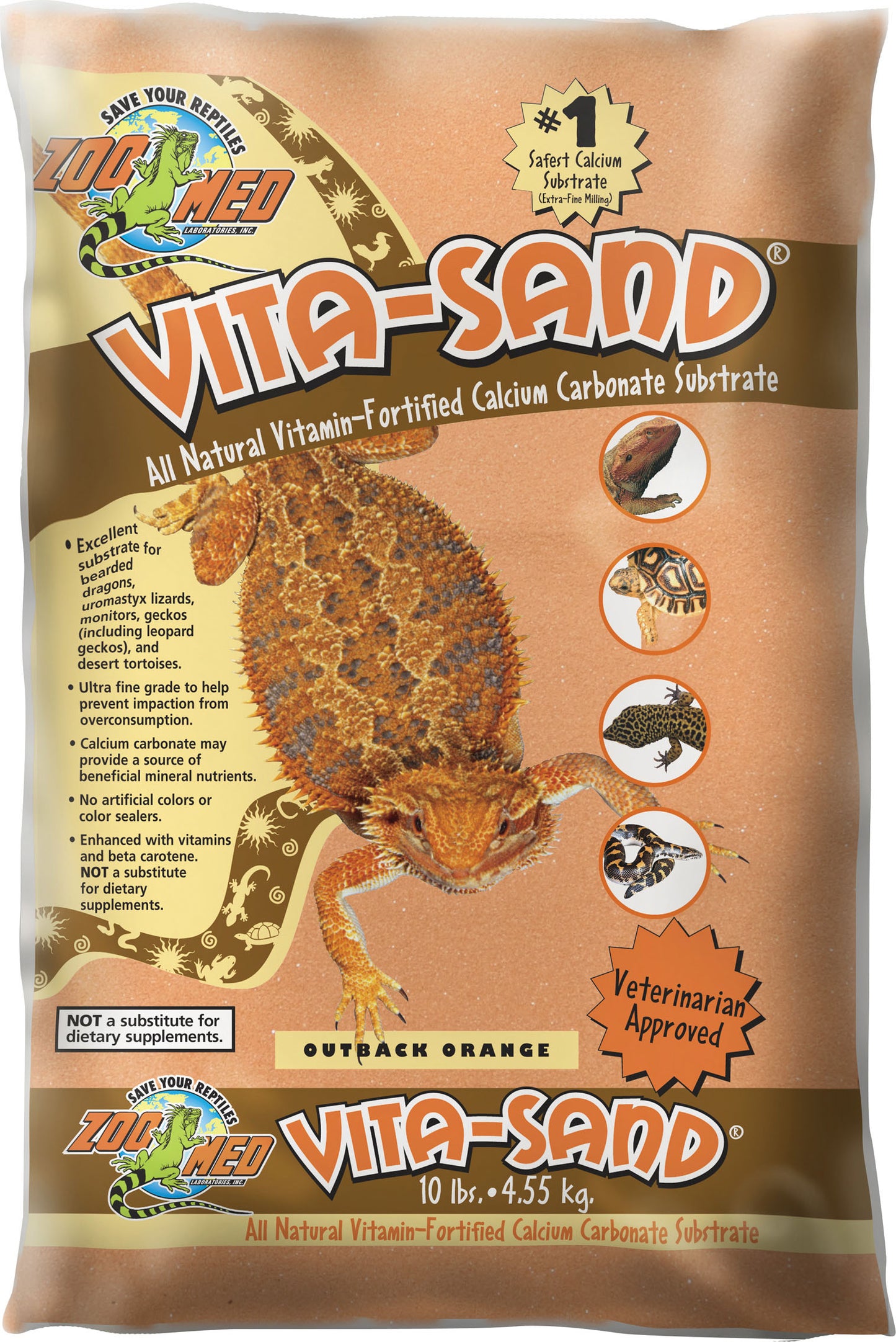 Vita-Sand Calcium Carbonate Substrate (Pack Of 3)