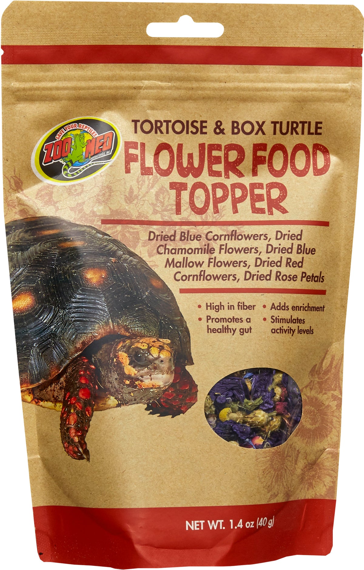 Tortoise & Box Turtle Flower Food Topper