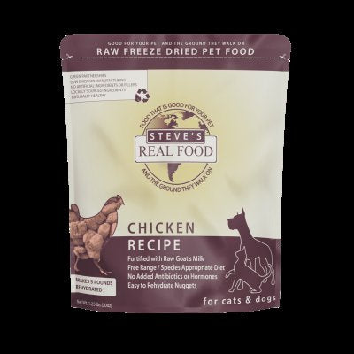 Steve's Real Food Freeze-Dried Raw Nuggets 1.25# (Chicken)