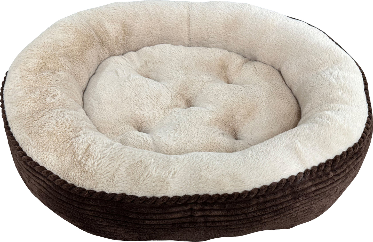 Spot Sleep Zone Round Rib Corduroy Bed