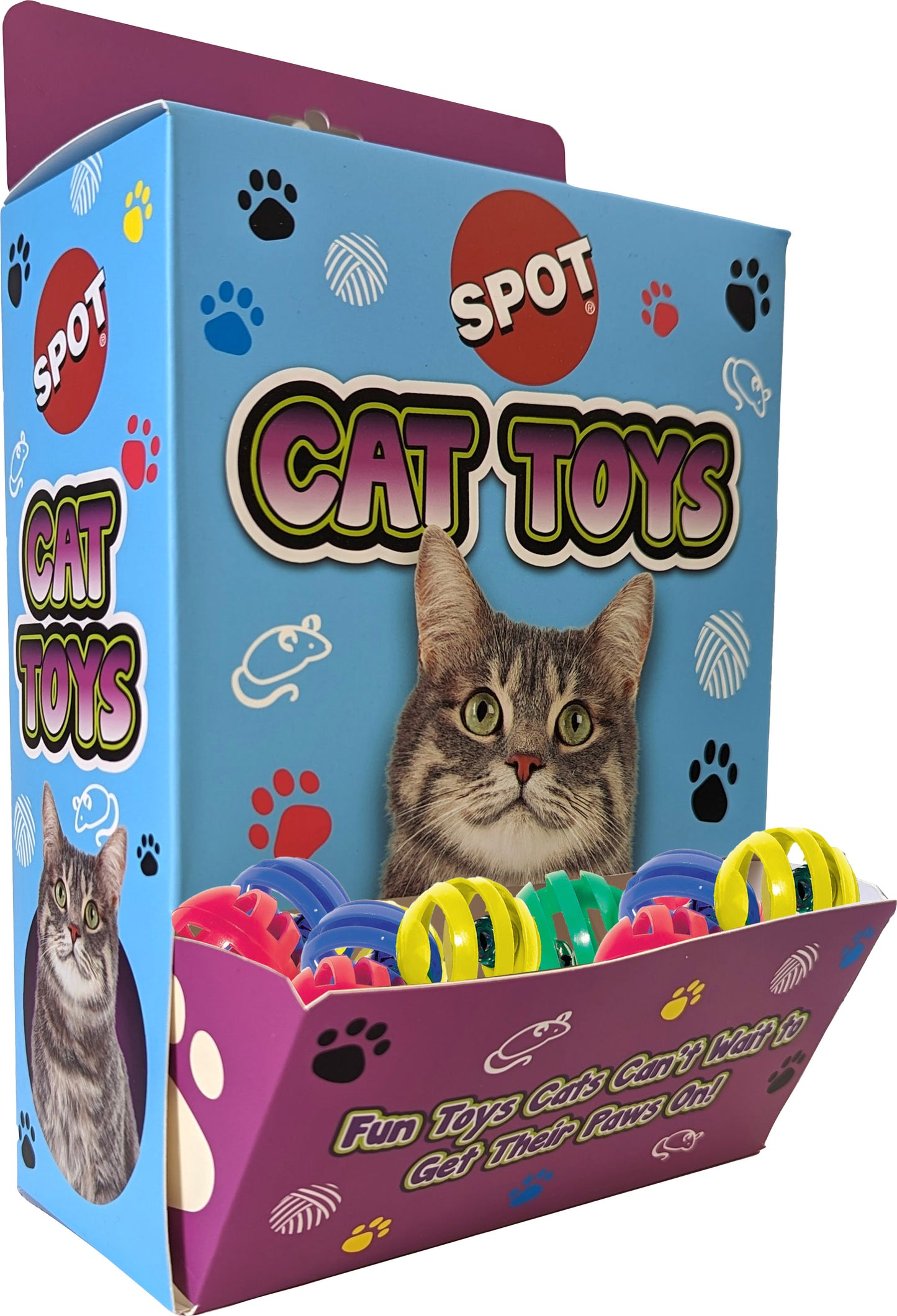 SPOT SLOTTED BALLS BULK BOX