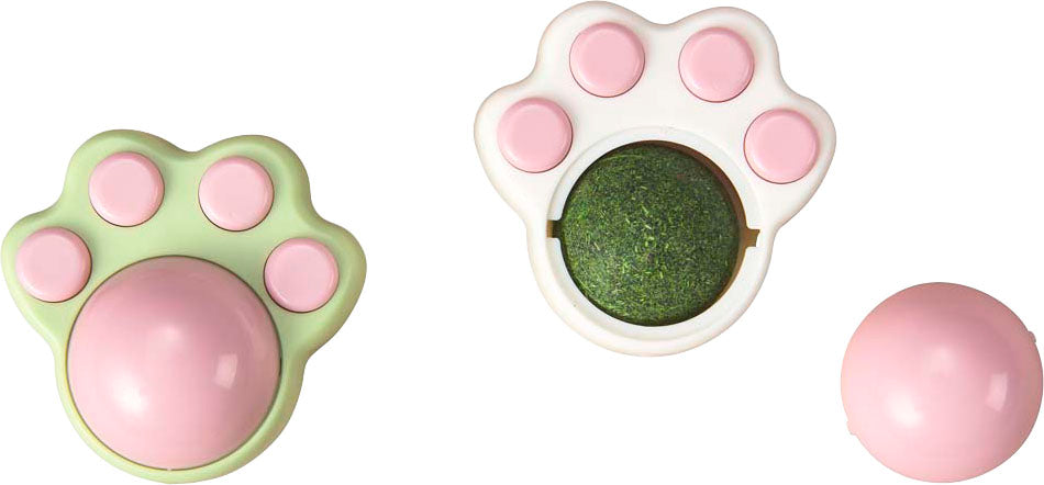 SPOT CATNIP LICKY BALL CAT TOY