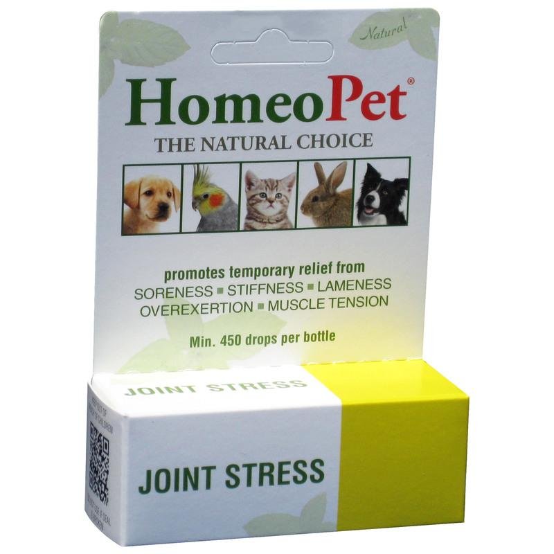 HomeoPet Joint Stress, Joint Support for Dogs and Cats, Liquid Pet Meds to Support Healthy Joint Movement, 15 Milliliters