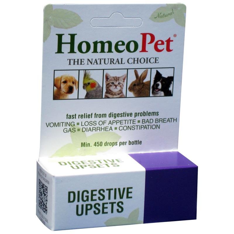 HomeoPet Digestive Upsets, Natural Pet Digestive Support, Digestive Supplement for Dogs, Cats, and Small Pets, 15 Milliliters
