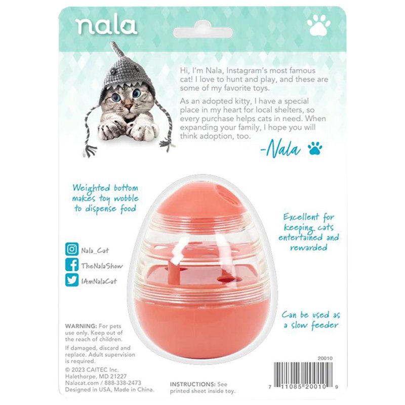 Nala Goody Wobbler Food & Treat Dispensing Cat Toy