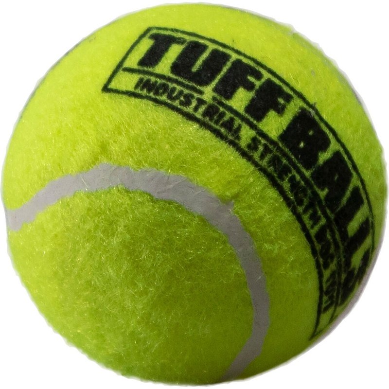 PetSport Yellow Tennis Ball Dog Toys | Small (1.8") Pet Safe Durable Felt & Rubber Junior Tuff Balls | Play Fetch, Launch, Chuck or Toss at Dog Park