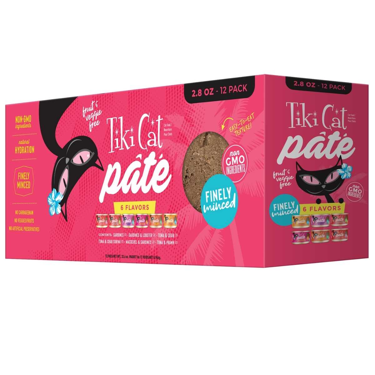 Tiki Pet Grill Pate Variety Pack- 12/2.8 oz Cans