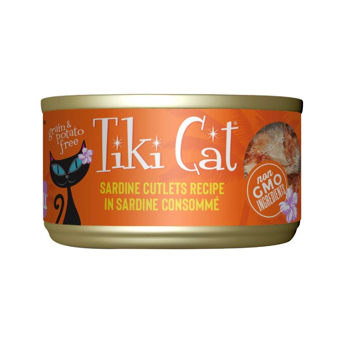 Tiki Pet Grill Sardine Cutlets (previously Tahitian Grill)- 12/2.8 oz Cans