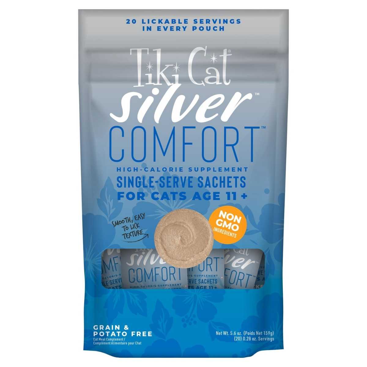 Tiki Pet Silver Comfort Chicken & Chicken Liver Recipe- 8 ct