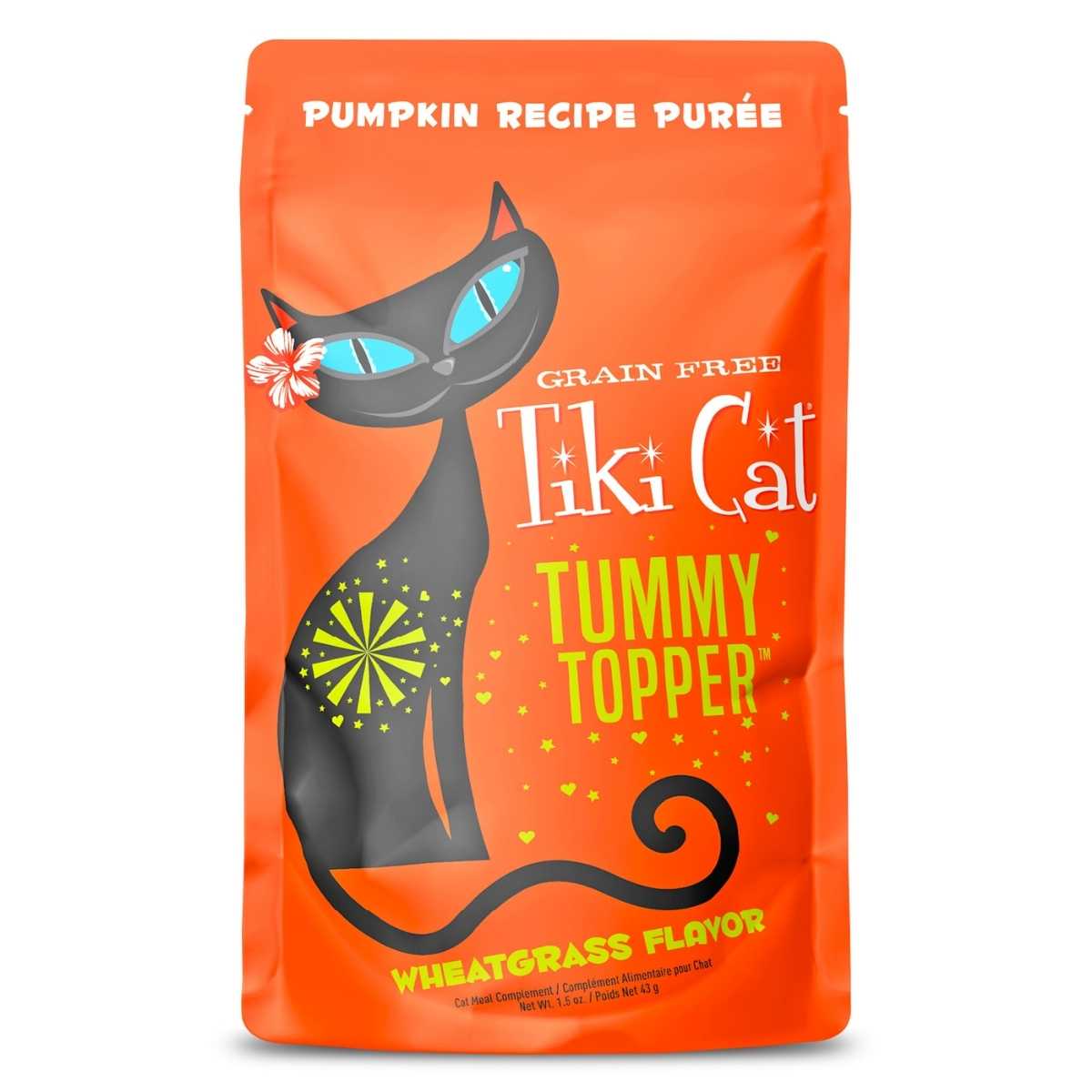 Tiki Pet Tummy Topper Pumpkin & Wheatgrass- 12/1.5 oz Pouches (prev Functional Topper Dig)