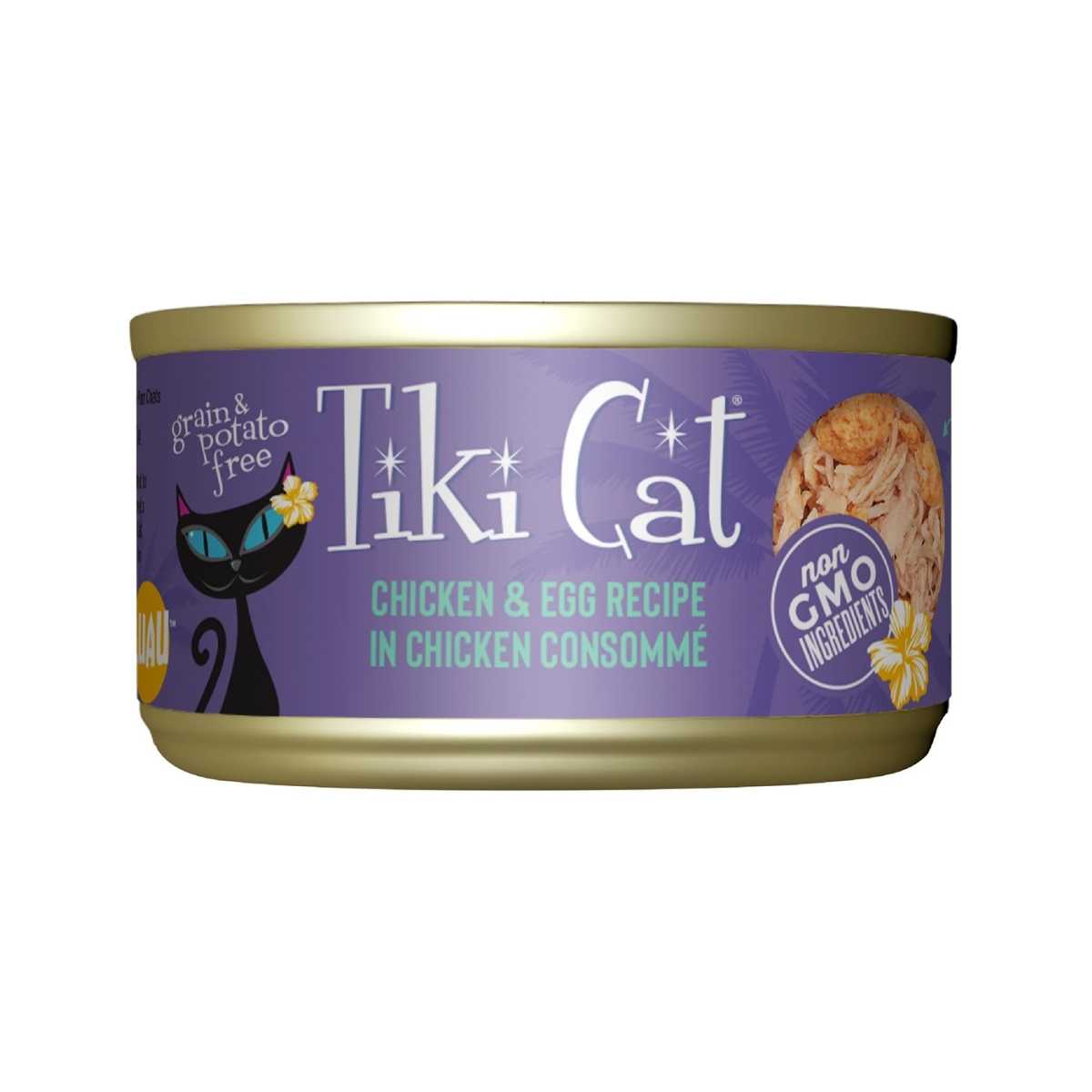 Tiki Pet Luau Chicken & Egg (previously Koolina Luau)- 12/2.8 oz Cans