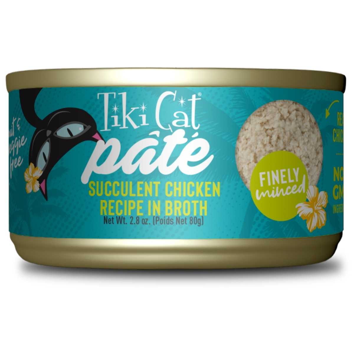 Tiki Pet Luau Succulent Chicken (previously Puka Puka Luau)- 12/2.8 oz Cans