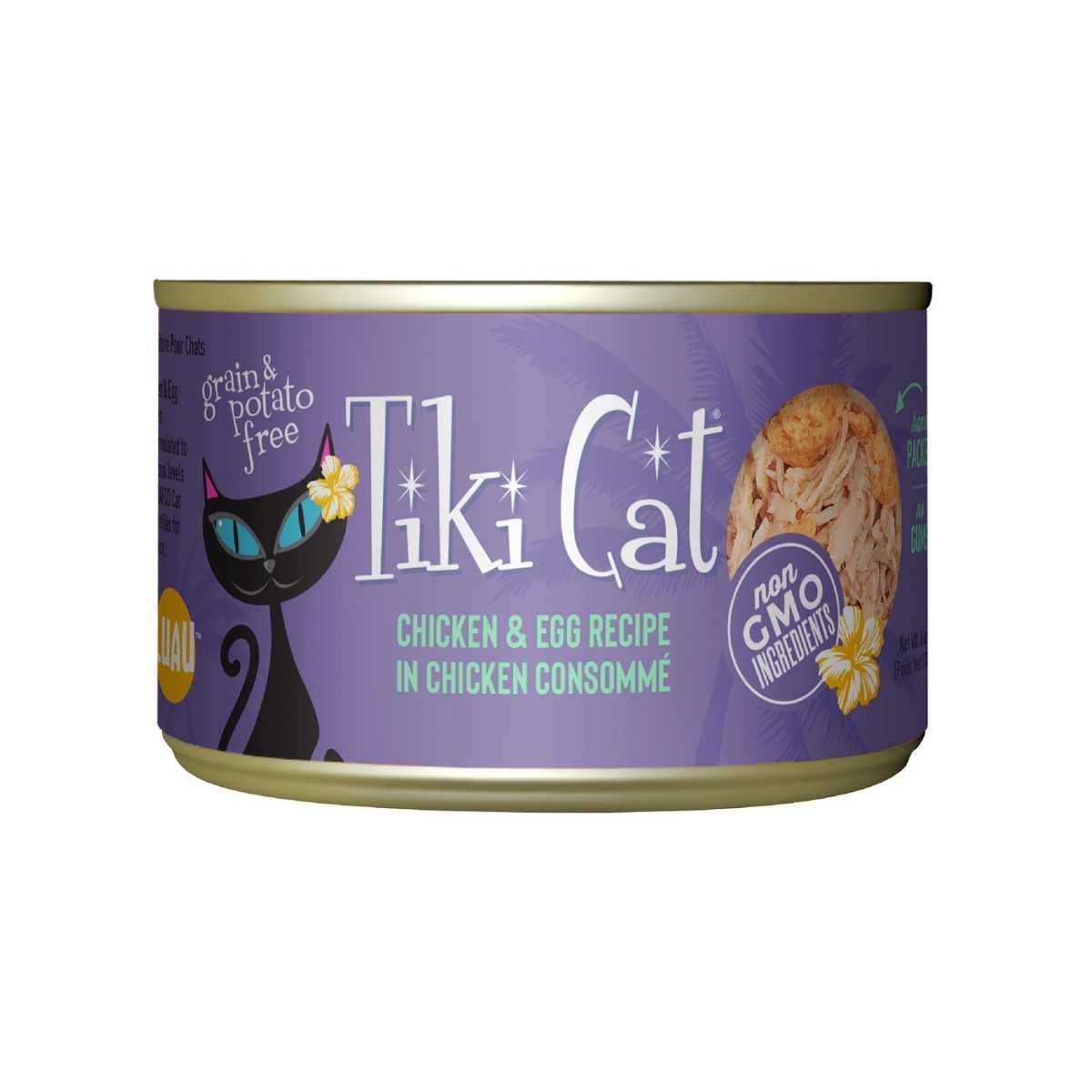 Tiki Pet Luau Chicken & Egg- 8/6 oz Cans