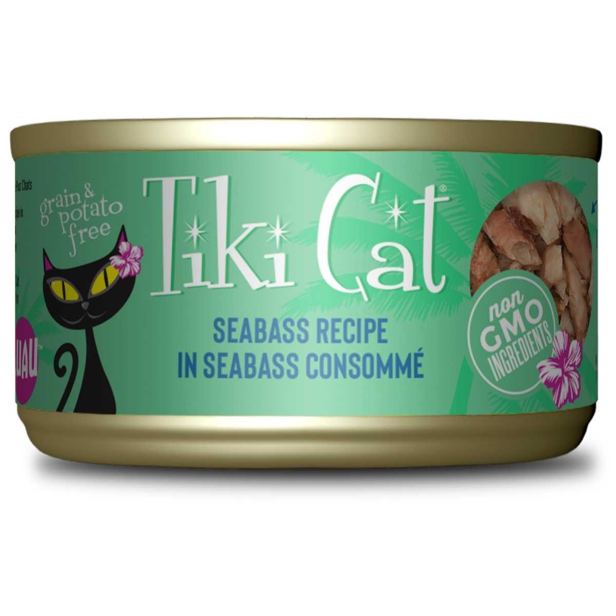 Tiki Pet Luau-Seabass (previously Oahu Luau)-12/2.8 oz Cans