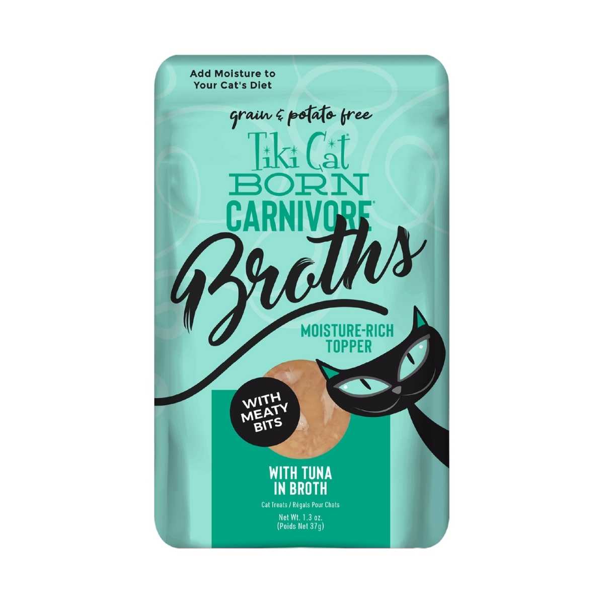 Tiki Pet Tuna Broth-12/1.3 oz Pouches
