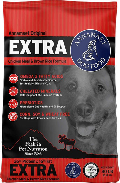 Annamaet Extra Formula Dog Food β High-Protein, Grain-Inclusive Nutrition for Active & Working Dogs