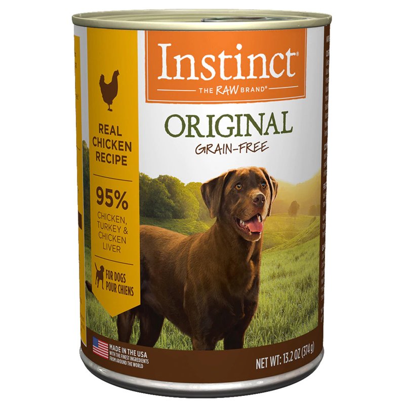 Nature's Variety Instinct, Grain-Free Canned Dog Food, Chicken, 13.2 Ounces (Single Can)