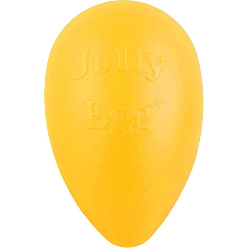 Jolly Pets Jolly Egg Dog Toy, 12 Inches/Large, Yellow