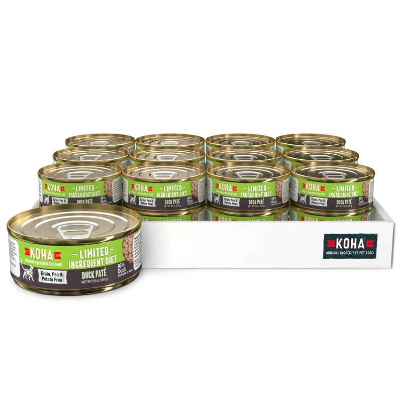 Koha Can Duck Cat Food 5.5 Oz