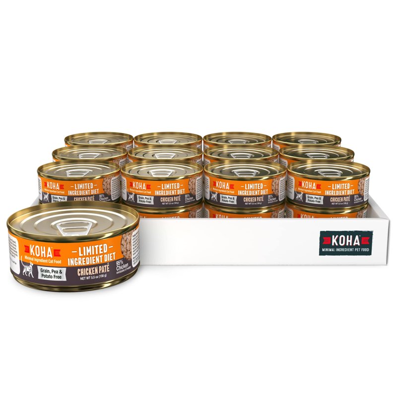 Koha Can Chicken Cat Food, 6 Oz