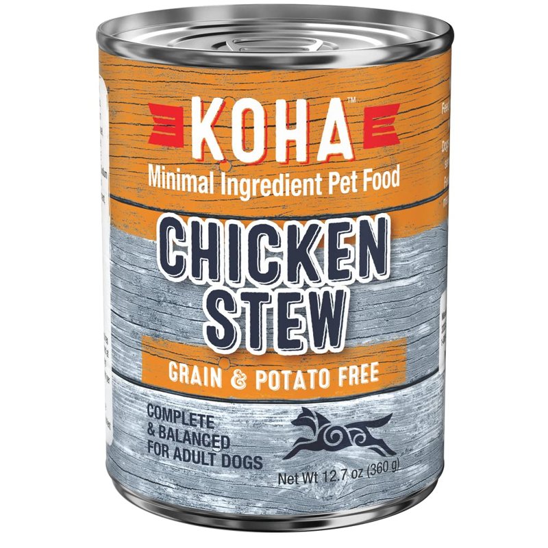 Koha Can Stew Grain Free Chicken Dog Food 12.7 Oz