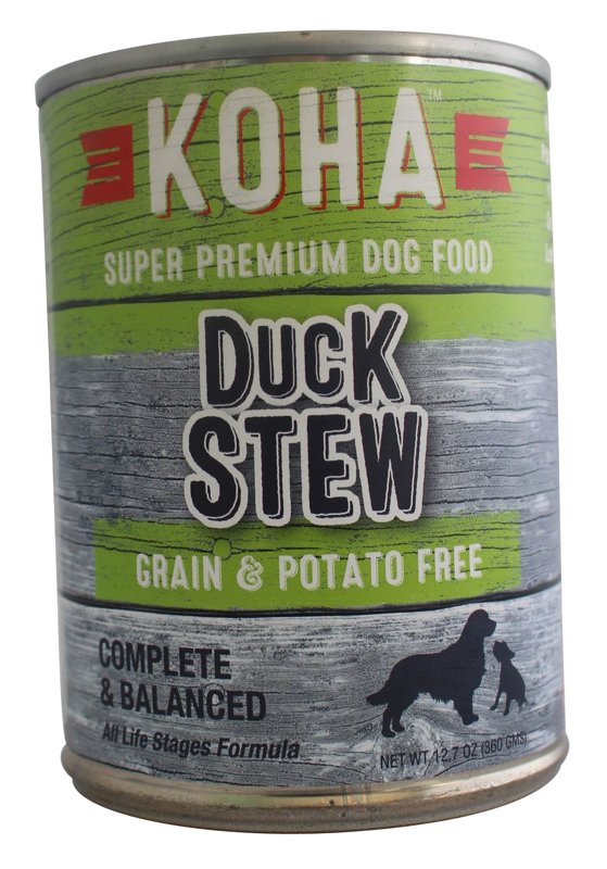 Koha Can Stew Grain Free Duck Dog Food - 12.7 Oz
