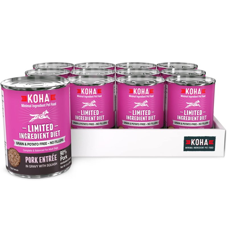 KOHA Limited Ingredient Diet Pork Entrée for Dogs