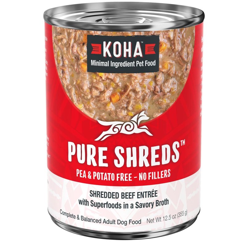 KOHA Pure Shreds Beef Entrée for Dogs
