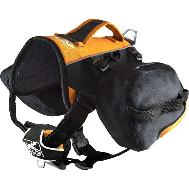 Kurgo Dog Saddlebag Backpack, Back Pack Dog Harness, Hiking Pack for Dogs, Packs for Pets to Wear, Camping & Travel Vest Harness, Reflective, Lightweight, Baxter Pack for Medium & Large Pets