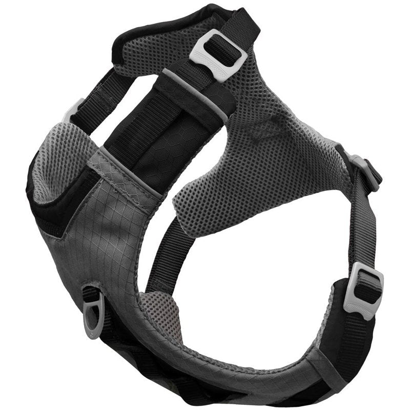 Kurgo Journey Air Dog Harness, Vest Harnesses for Dogs, Pet Hiking Harness for Running & Walking, Reflective, Padded, Includes Control Handle, No Pull Front Clip (Black, X-Small)